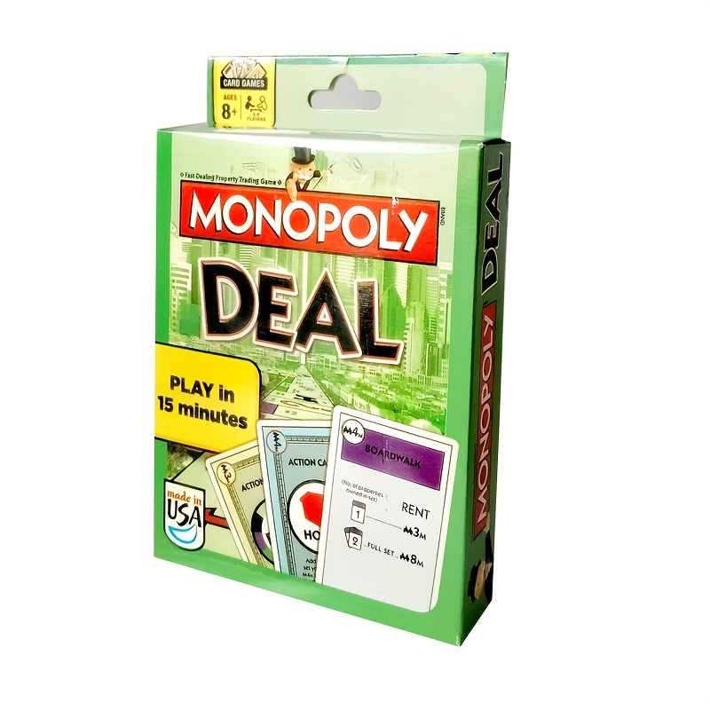 Monopoly Deal Card Game: Classic Monopoly Perfect For - Temu