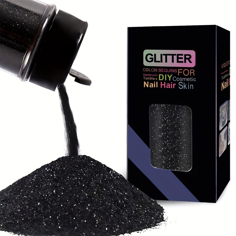 1bag(10g) Holographic Ultra Fine Glitter Powder Metallic Resin Nail Art  Glitter Craft Sequins 1/128 0.2mm Sparkly Laser Glitter