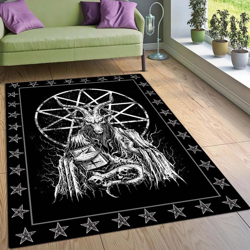 Dangerous Magical Game Ouija Board Pattern Area Rug For Bedroom Living Room  Kitchen - Dingmun