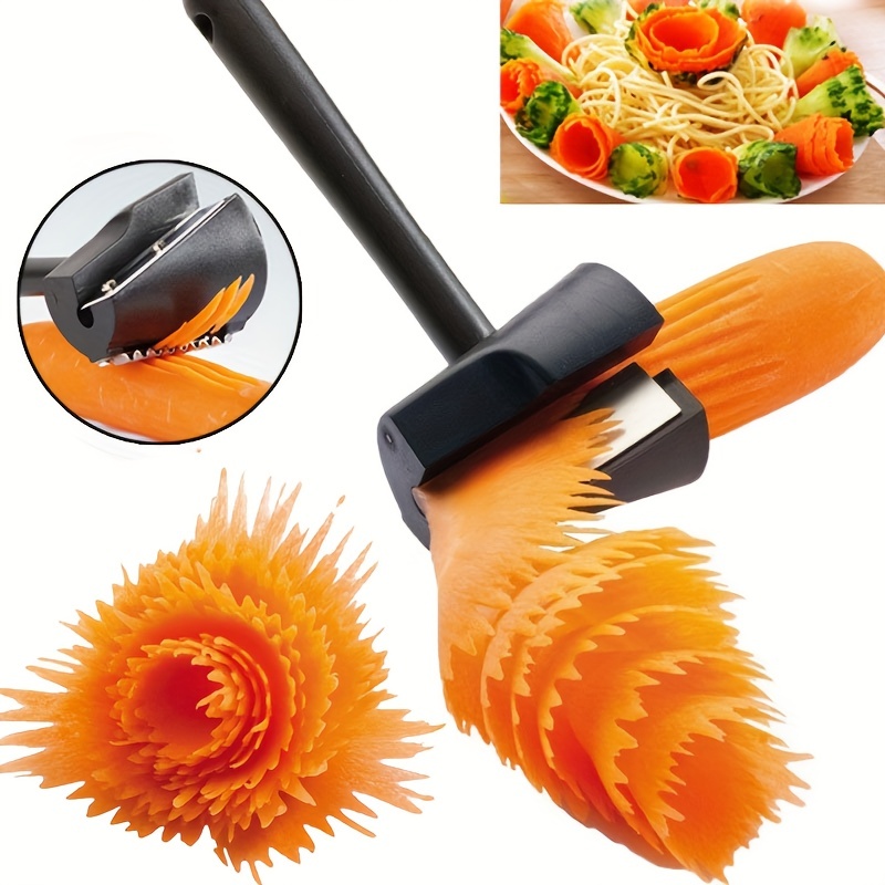 Black and Friday Deals 2023 Deals Clearance Items!Taqqpue Funnel Flower  Cutter, Vegetable Flower Curler, Melon And Fruit , Planer, Cucumber Cutter