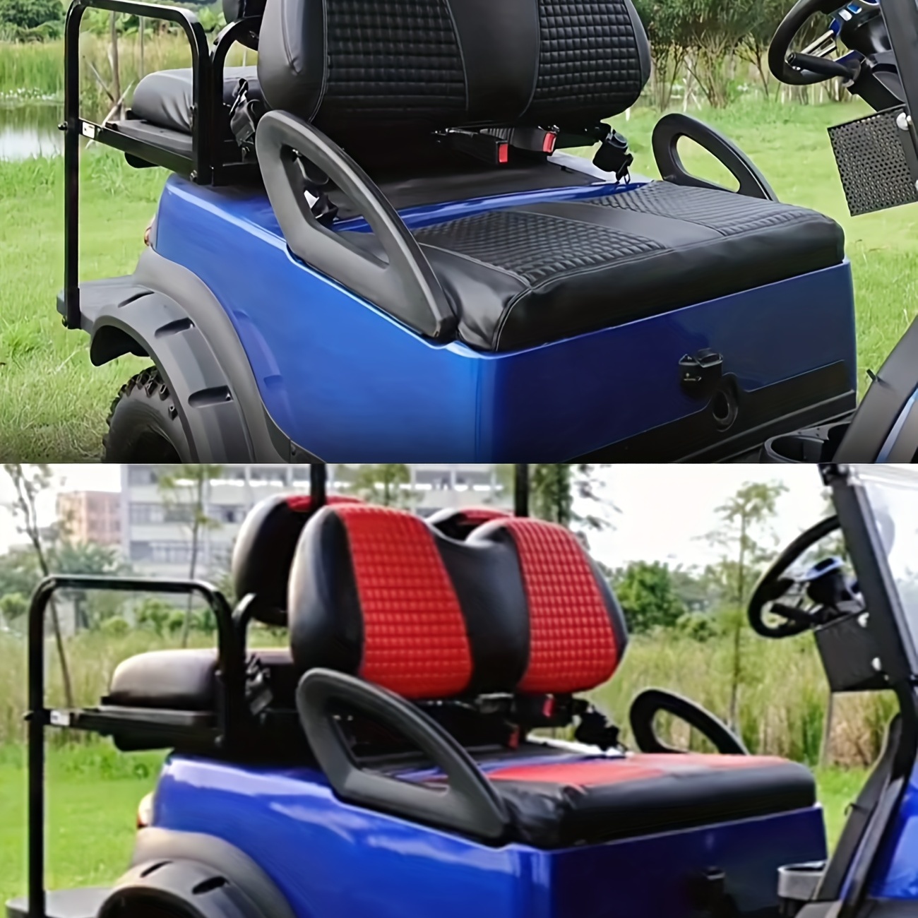Golf Seat Cushion Cover, Golf Cart Seat Towel/blanket With Flowers Style,  Breathable Dustproof Seat Cover, Golf Cart Seat Cover, Soft Cushion - Temu
