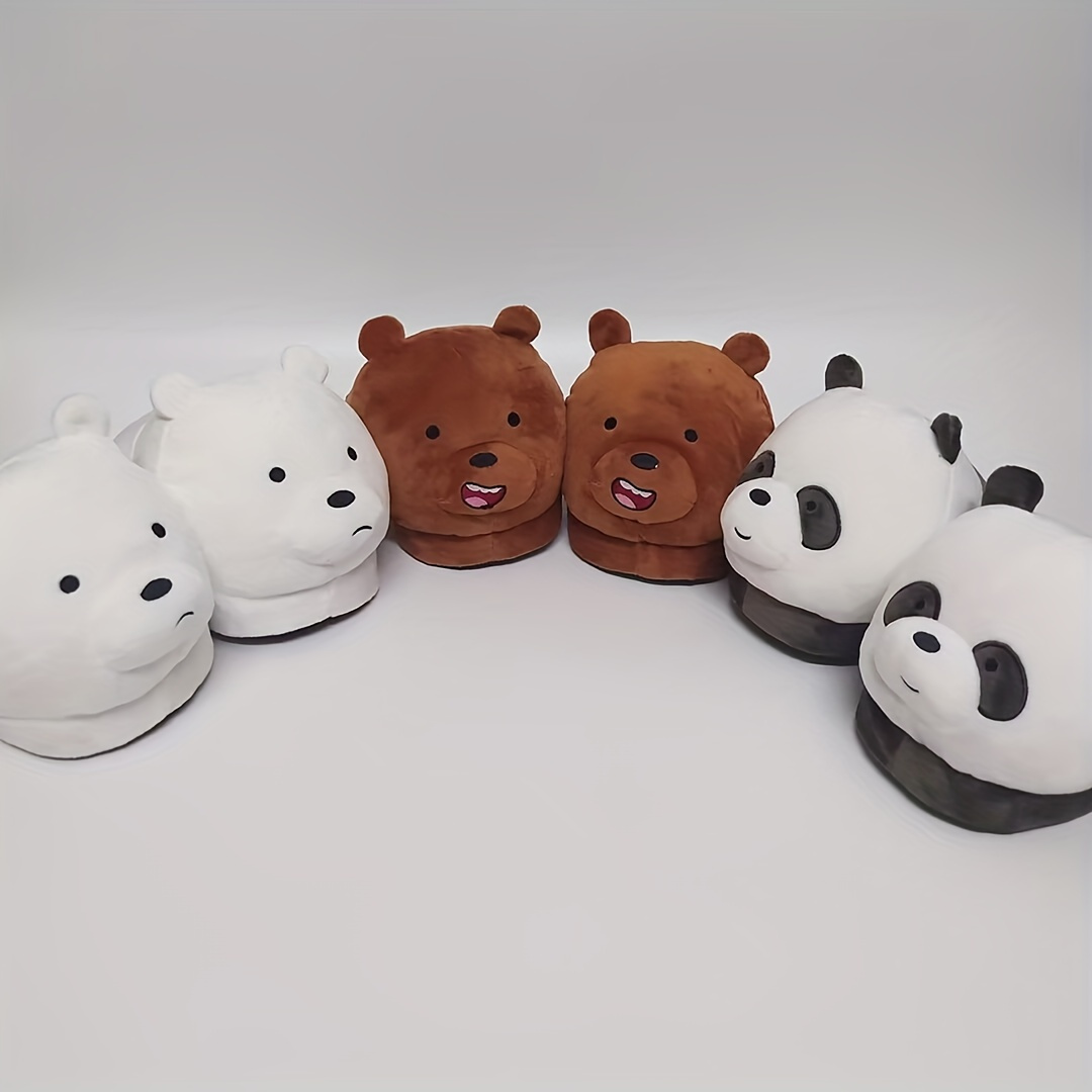 WE BARE BEARS MINISO PLUSH + TOTE + ZIPPERED POUCH + 15 STICKERS