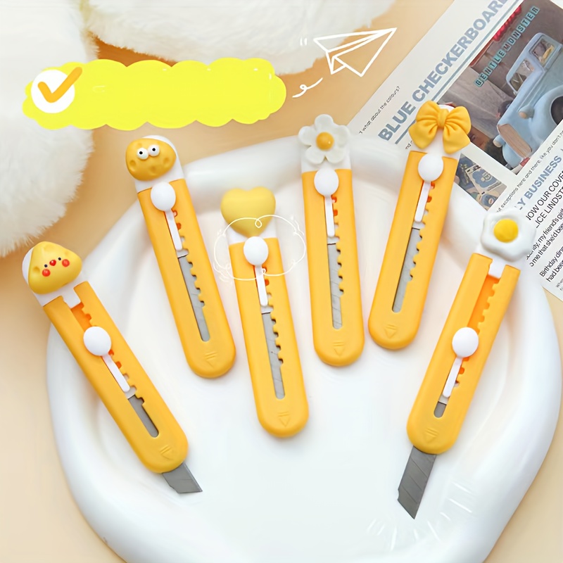 3pcs Cute Cat Paw Sharp Box Cutters Utility Knife