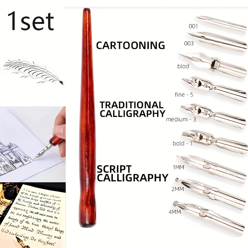 Dipping Pen Set Comic Pen Art Word Water based Pen English - Temu United  Arab Emirates