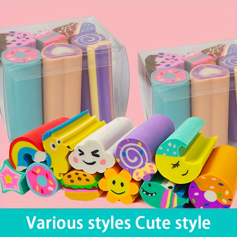 Chocolate Shape Erasers for Drawing and Learning Stationery Student Writing  Eraser - AliExpress