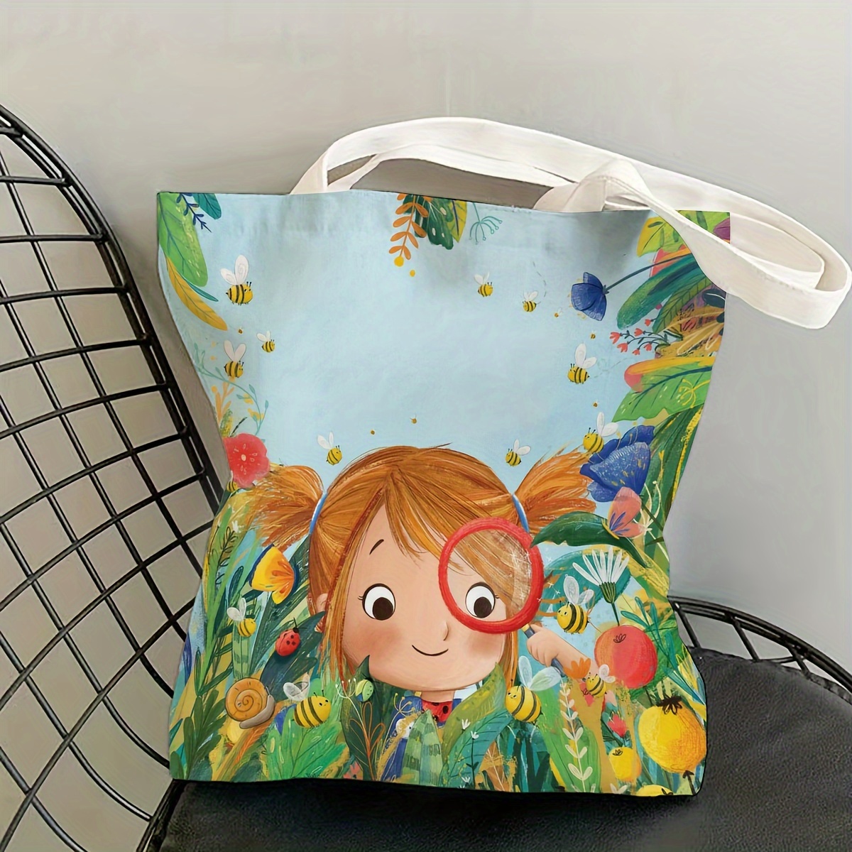 Fairy Tale World Lovely Tote Bag Cute Cartoon Shoulder Bag - Temu