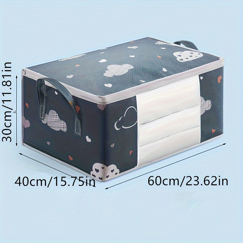 Cartoon Children's Foldable Blanket Storage Bags Organize - Temu