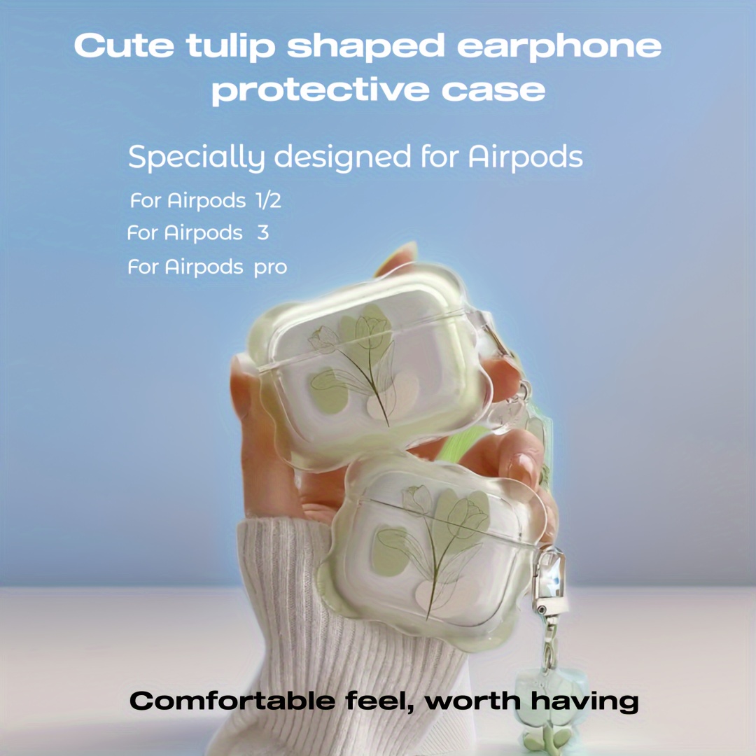 Comprar Para Airpods 2 Generación Funda protectora de silicona de color  puro Funda para auriculares 1 2 Generación Carcasa anticaída universal  Cable Bluetooth de silicona suave