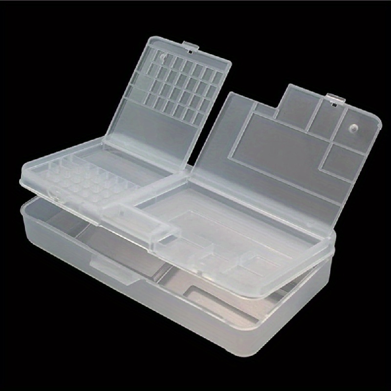 Organizador de tornillos de plástico con 2 cajones de 25x26x36 cm