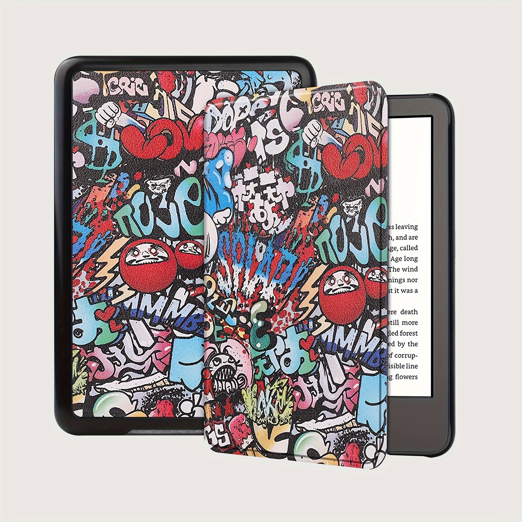 For Kindle 11th Generation 2022 Case 6 c2v2l3 Cute Painted Smart Leather  Cover For Funda Kindle