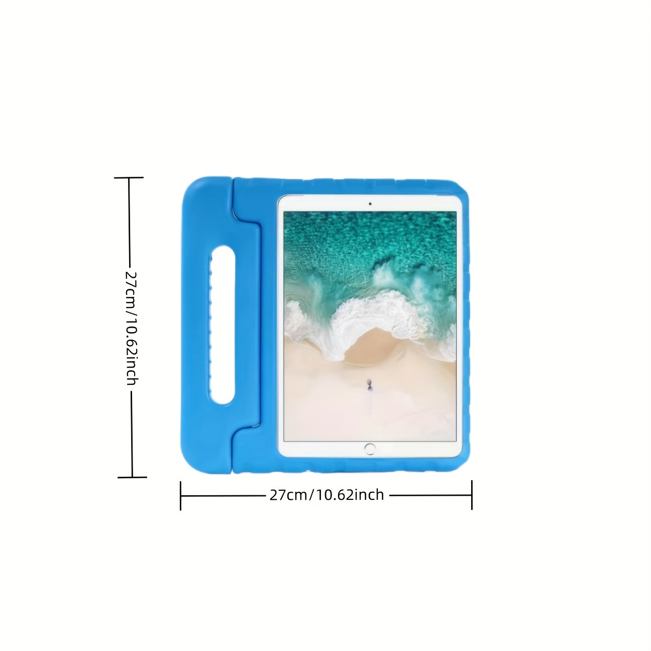 Étui Timoom Kids pour Ipad 9ème / 8ème / 7ème génération Case 10,2 pouces  2021/2020/2019, étui de protection antichoc complet avec protecteur d'écran,  360 Rota