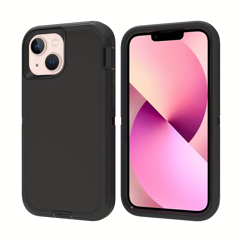 Funda de silicona diseñada para iPhone 13 Pro Max, a prueba de golpes,  antiarañazos y antihuellas dactilares, funda protectora de 4 capas de  cuerpo