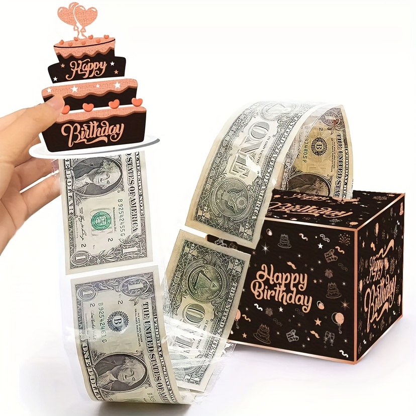 surprise money message picture box gift