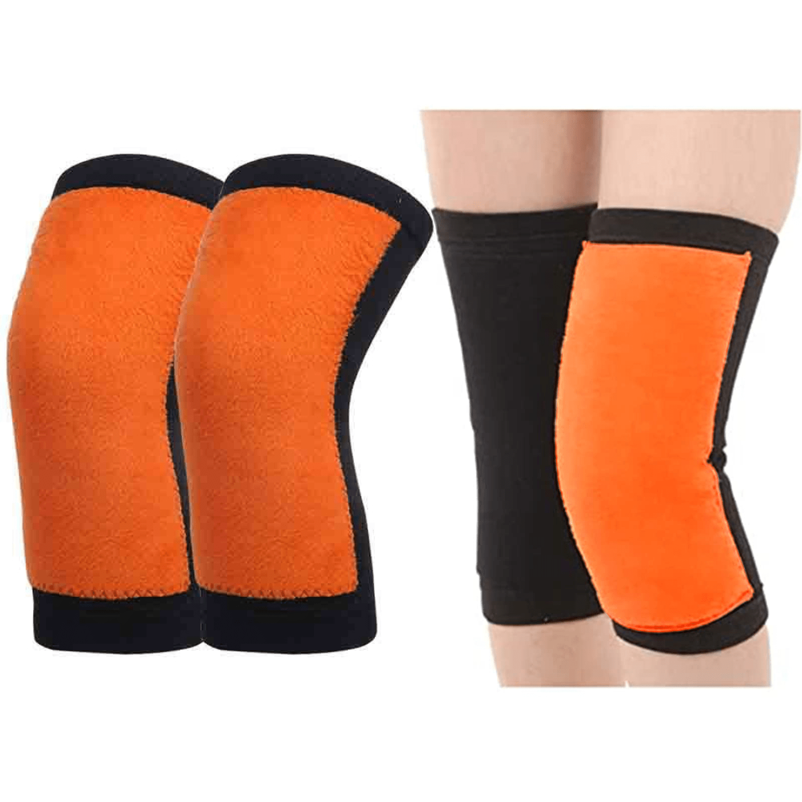 Thick Wool Knee Pads Leg Warmers Winter Thermal Knee Braces - Temu Canada