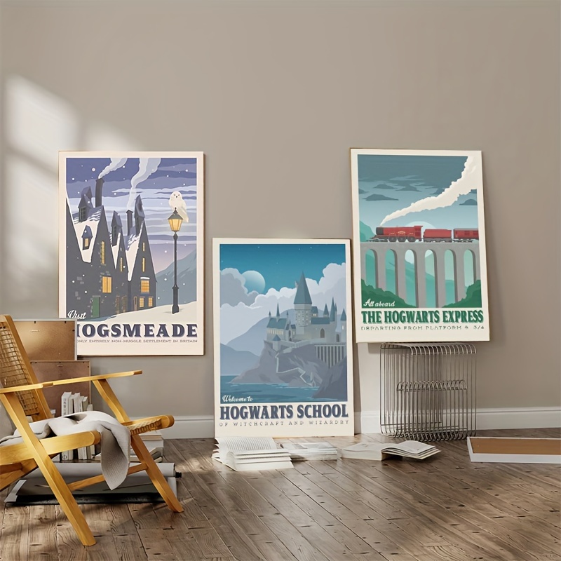 Poster Store - A magical little home office where one can sit undisturbed  and study those fascinating muggles⚡ Find more Harry Potter inspired  posters at posterstore.com/shop ​• • • From left: Forbidden