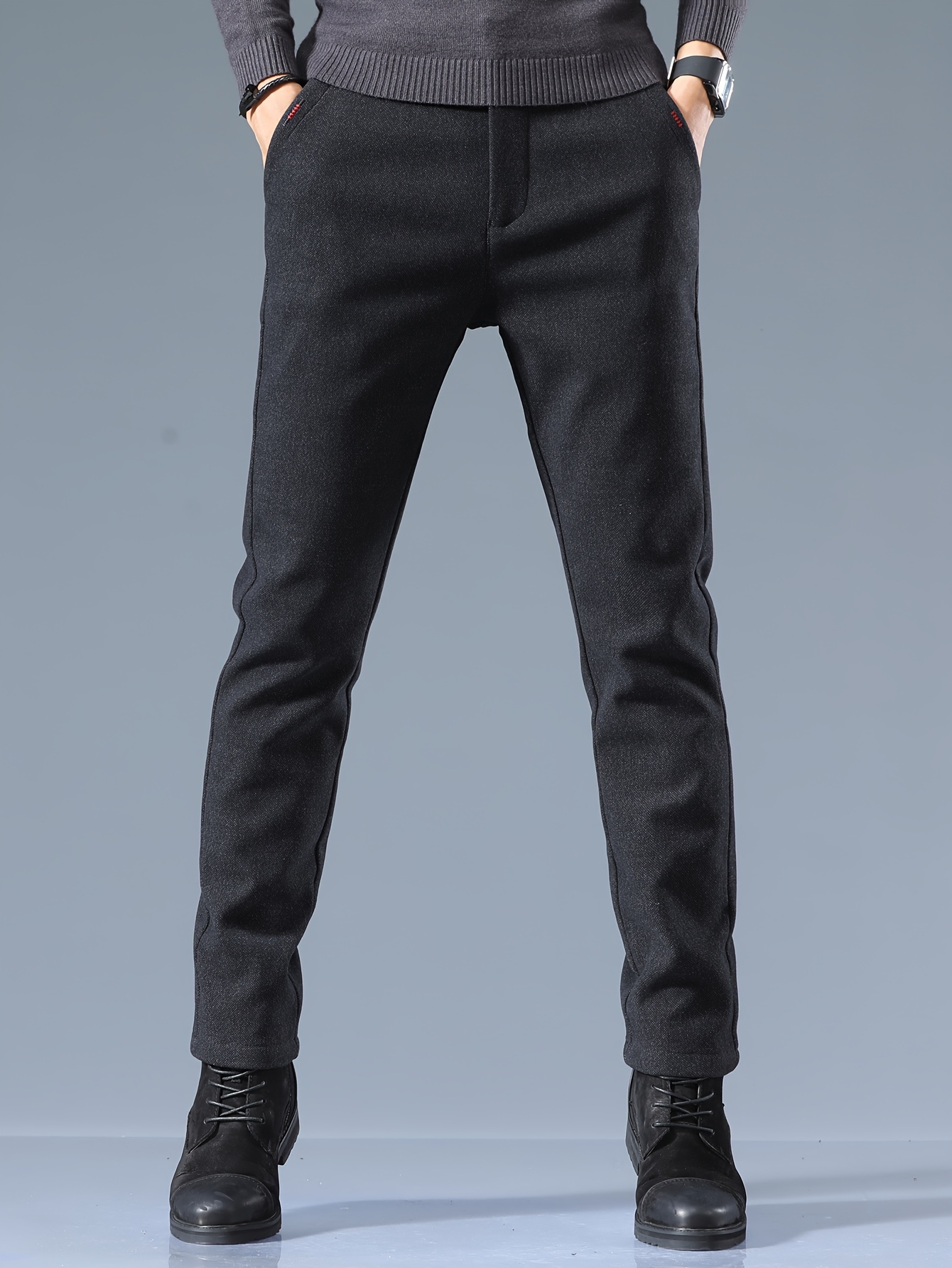 New Men's Casual Straight Slim Pants