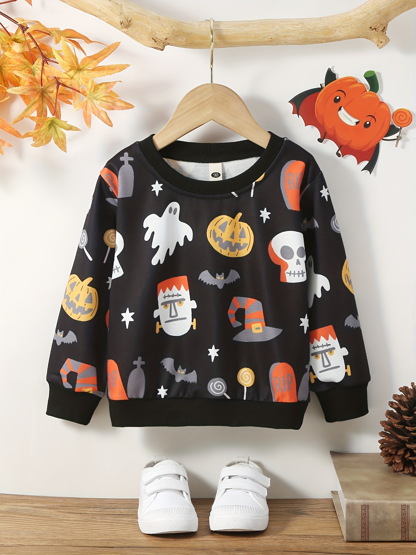 Outer Space Fishing Print Kid's Hoodie Causal Pullover - Temu