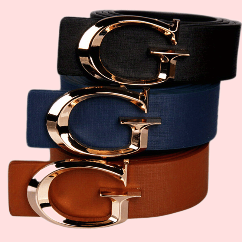 New Fashion Designer Belt For Men Women Luxury Letter Smooth Buckle Belt  Alloy V Buckle Belts Leather Women Belts Gifts Waistband - Temu New Zealand