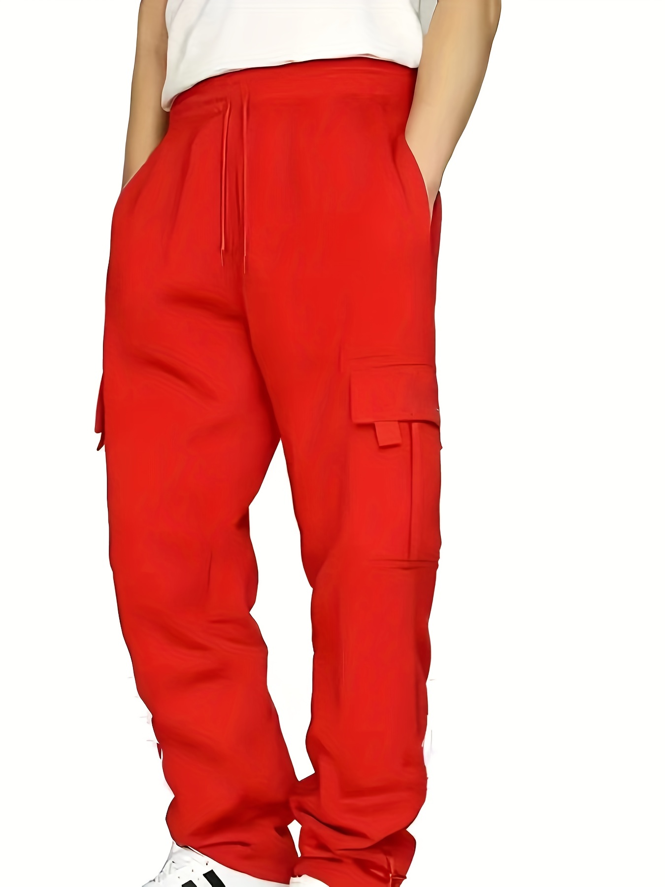 Red Joggers - Temu