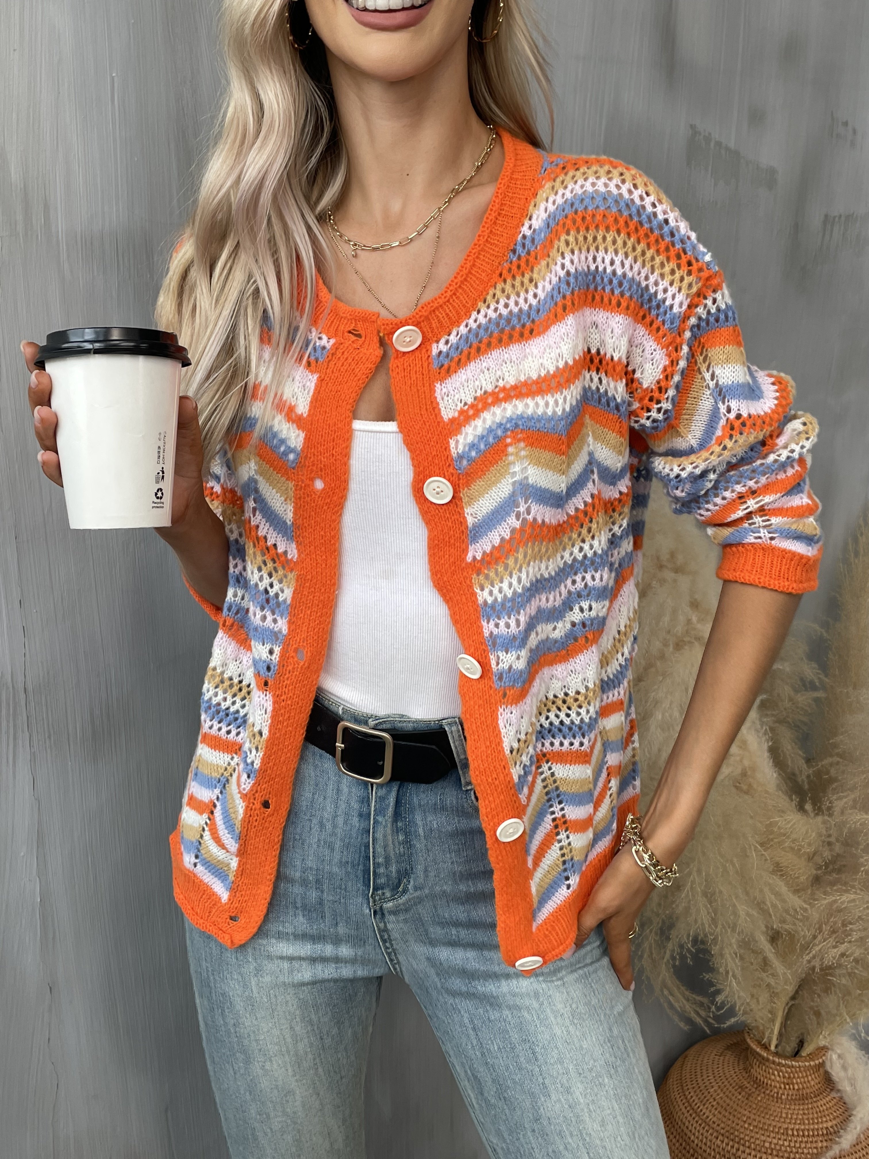 Colorful cardigans outlet