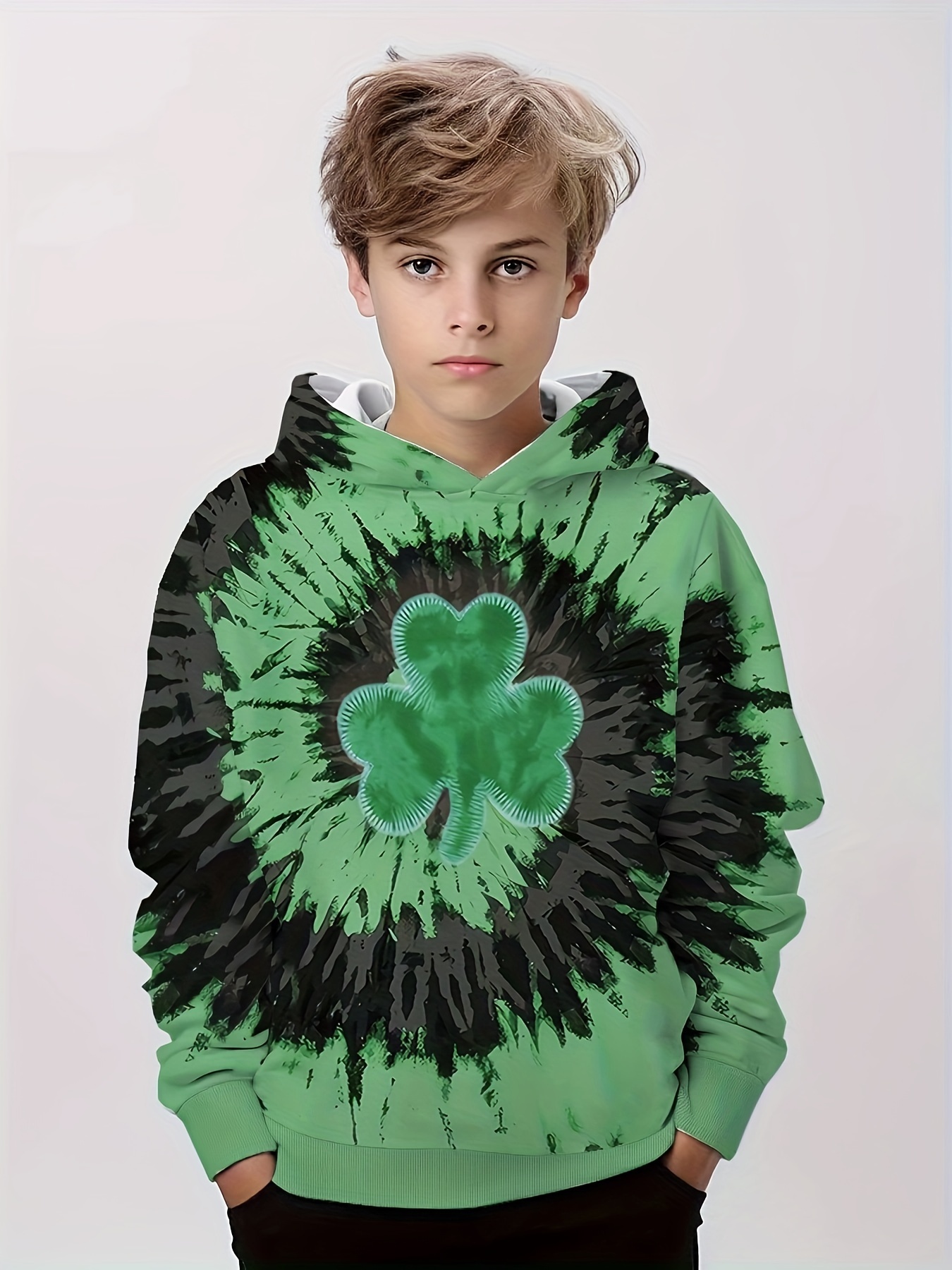 Boys tie outlet dye hoodie