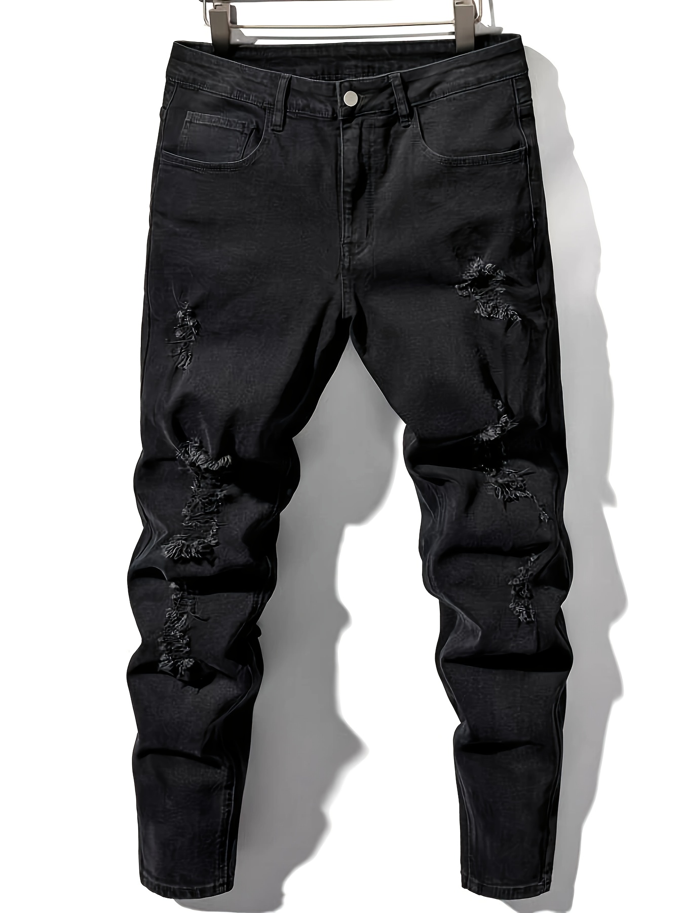 Black Jeans Pants For Men - Temu Canada