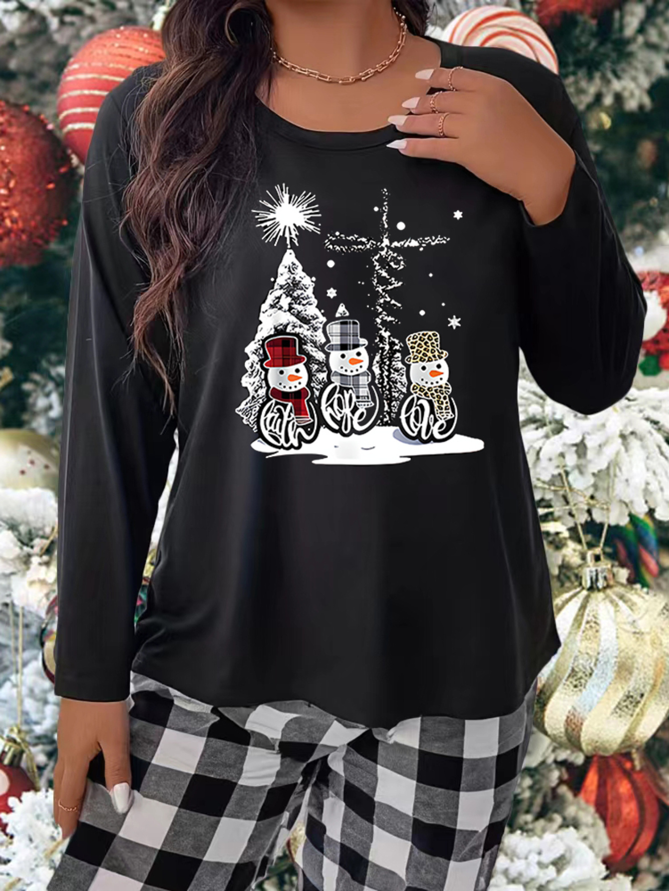 Plus size nightmare discount before christmas pajamas