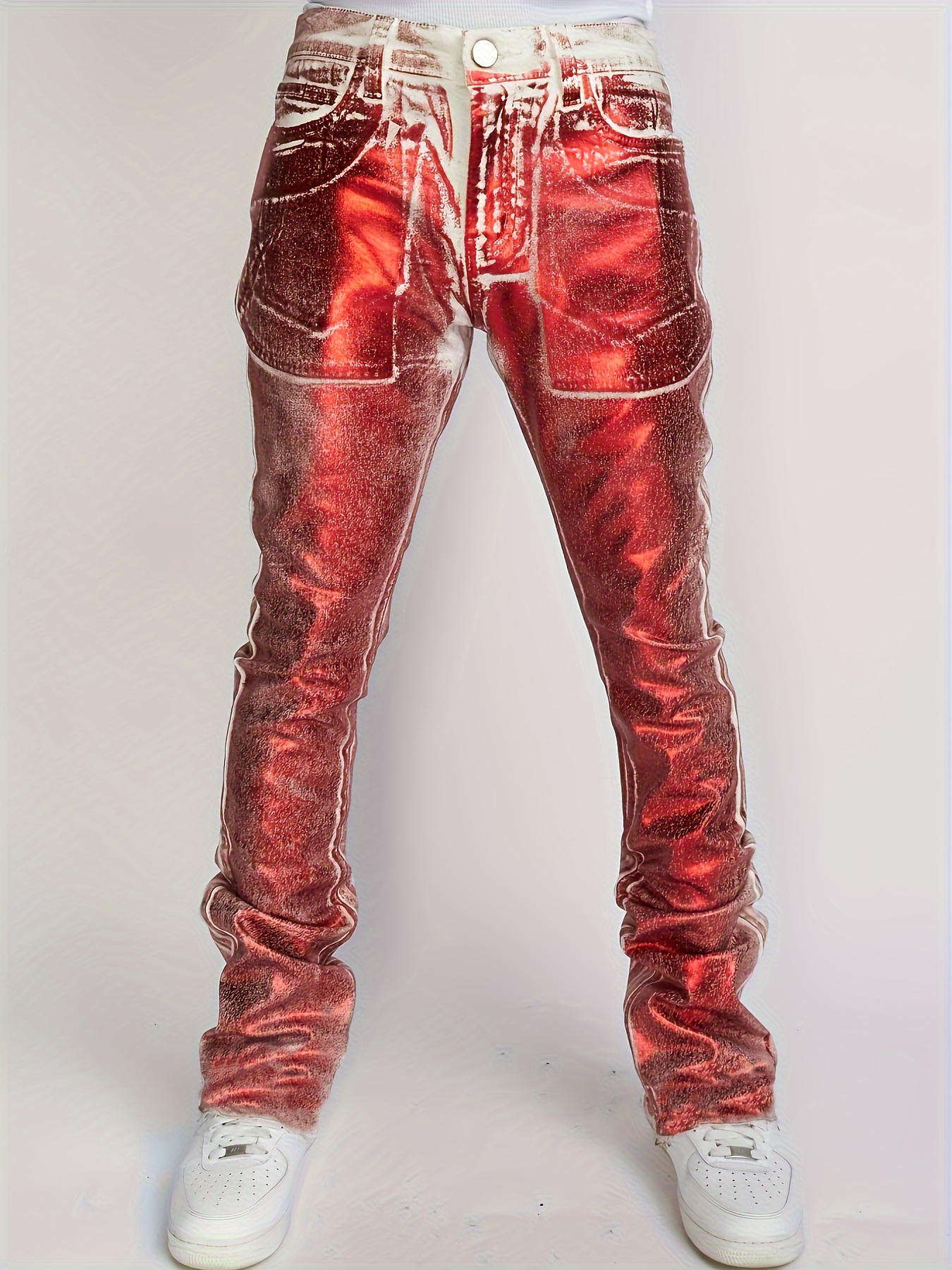 Mens Jeans  Red 