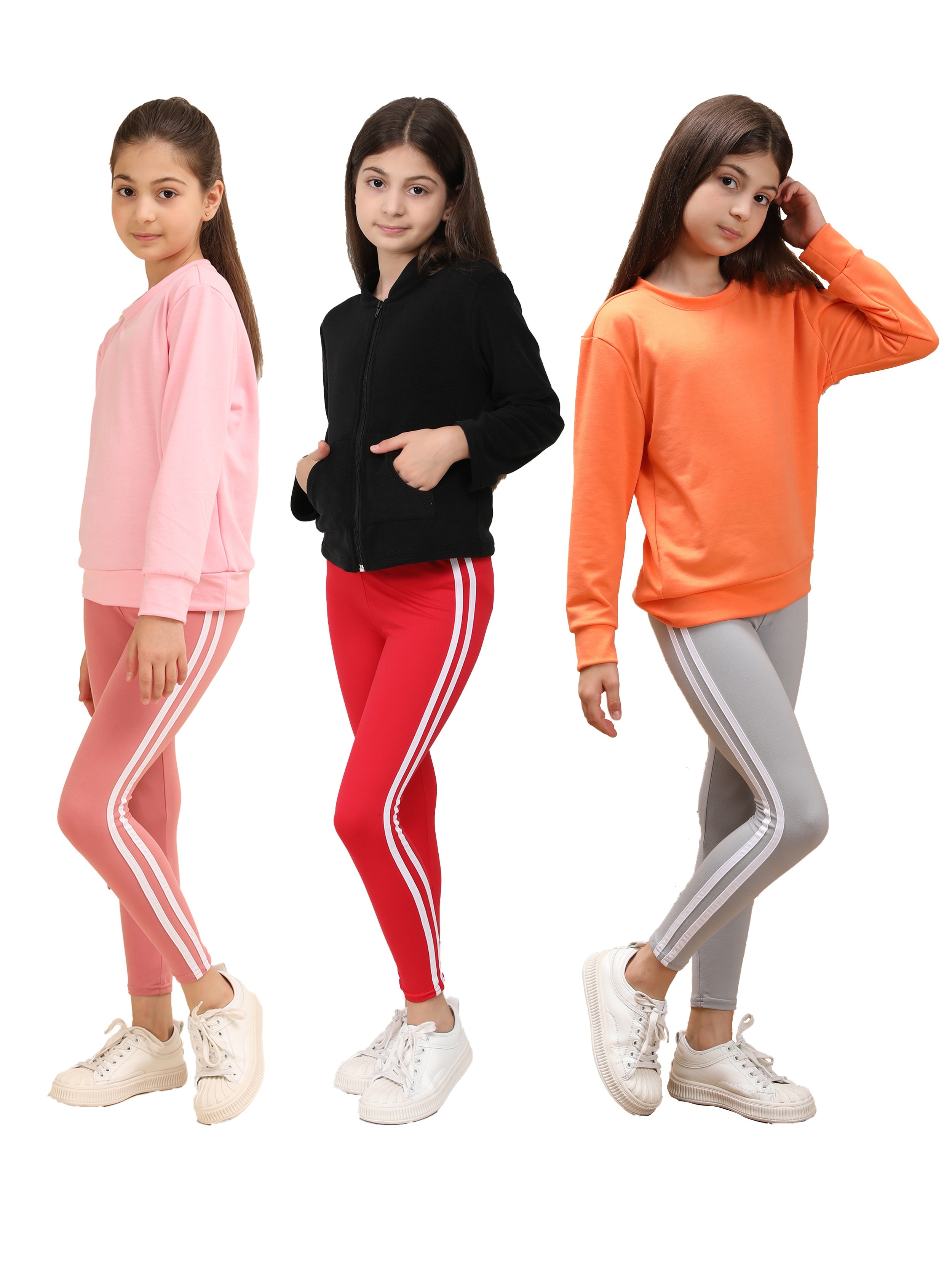 Rainbow Striped Girls Leggings Stretch Yoga Pants Leggings Athletic  Leggings for Girls Kids Toddler 4-10 Years