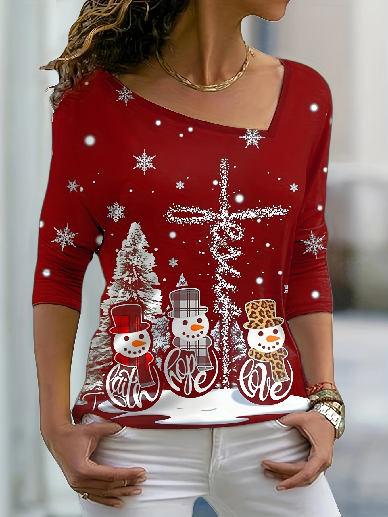 Dressy shop christmas tops