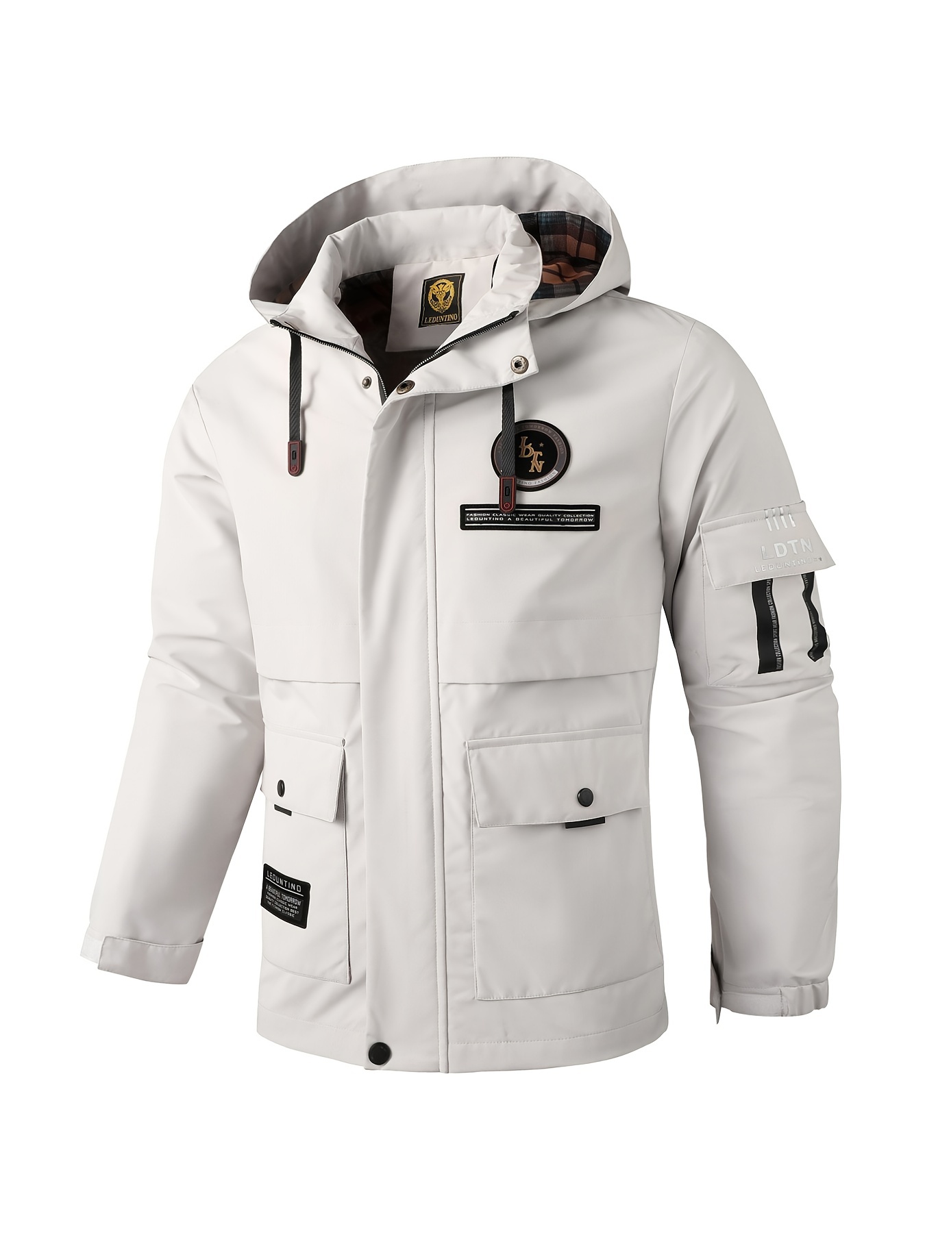 Veste moumoute blanche discount homme