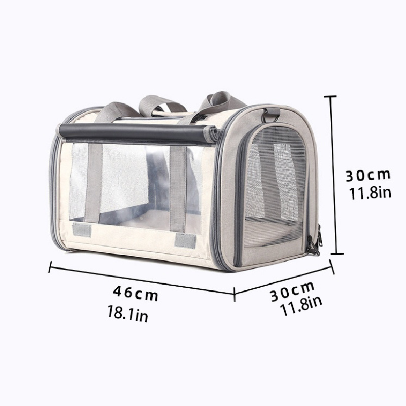 Cat Carrier, Small Dog Carrier, Pet Carrier Airline Approved For Cat, Cat  Carriers For Small Medium Cats Under, Collapsible Soft Sided Cat Travel  Carrier Bag - Temu