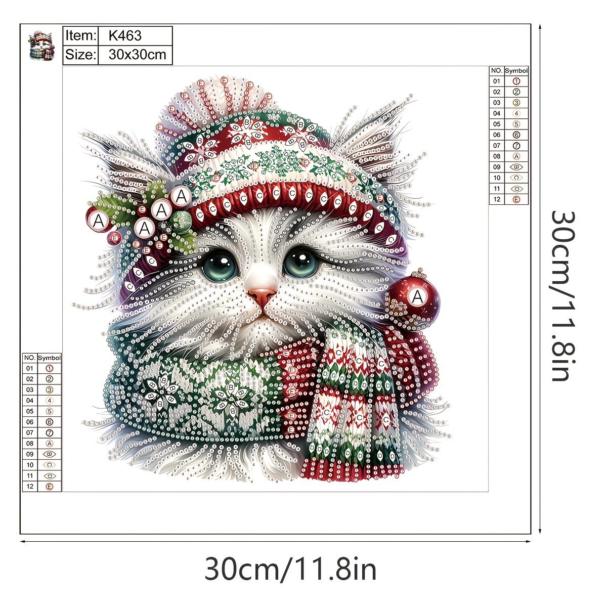 5d Diamond Painting Set Cartoon Animal Cat, Planet Pattern