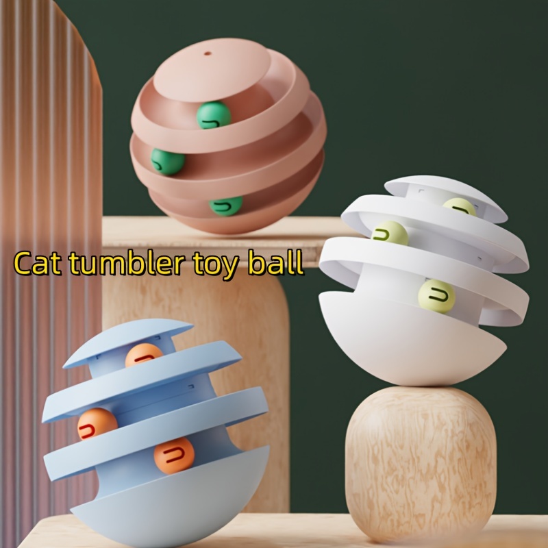 Balle de piste pour chat avec ventouse, balles orbitales pour chat, jouet de  fenêtre à ventouse, jeux de puzzle — il peut moudre le visage et aider à  ramer les boules de