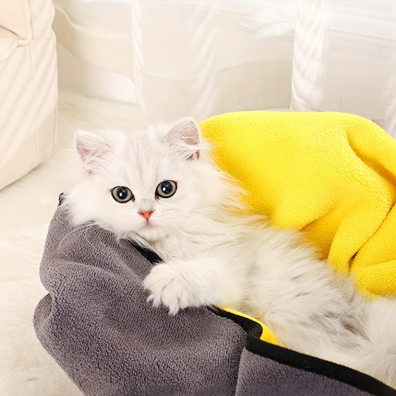 Super Soft And Absorbent Pet Towels - Perfect For Cats And Dogs! - Temu