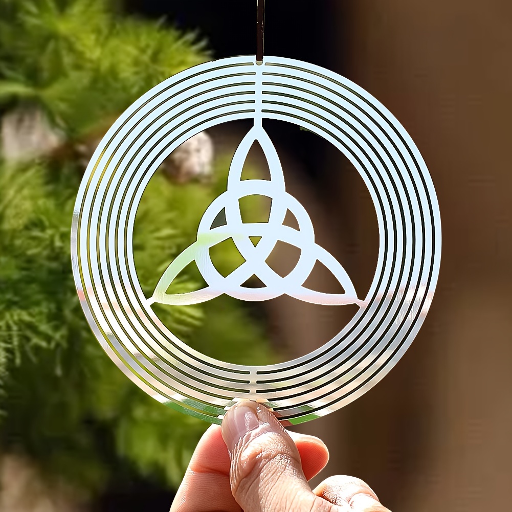 Celtic Trinity Knot Stained Window Hanging st Patrick's Day - Temu