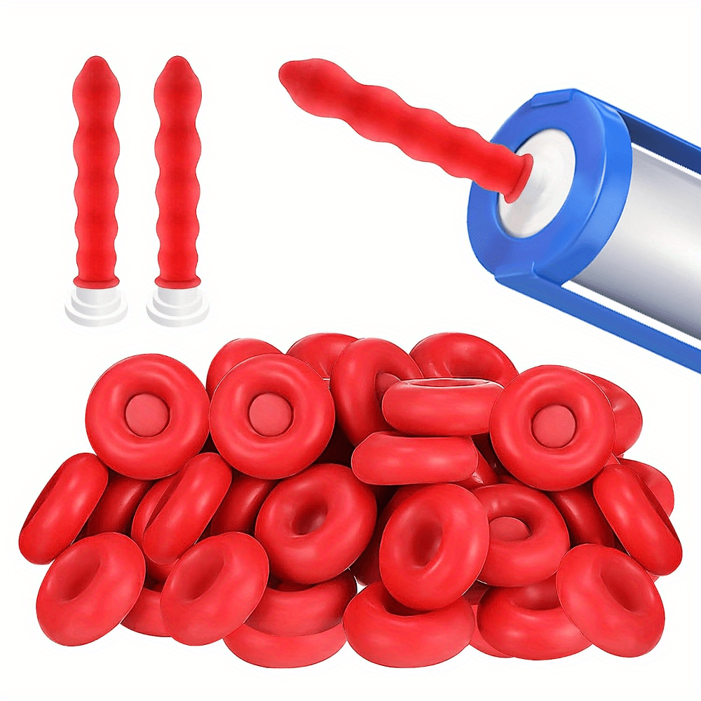 20pcs /50pcs Caulk Cap Caulk Saver Cap Caulk Finishing Tool Caulk Saver  Caps Caulking Tube Covers Tube Caps For Sealing And Preserving, Red for  factor