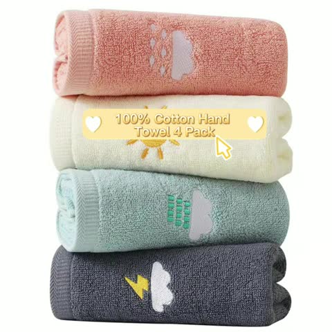 Buy Wholesale China 100% Cotton Small Face Towel, Hand Towel Soft Terry Hand  Towel 12 Colors Available,34x34cm 40g & 100% Cotton Small Face Towel, Hand  Towel Soft Terr at USD 0.65
