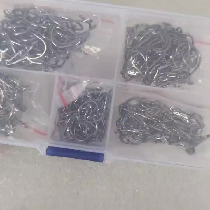 Barbed Fishing Hooks Set Iseama Hooks Hole Maximum Fishing - Temu Canada