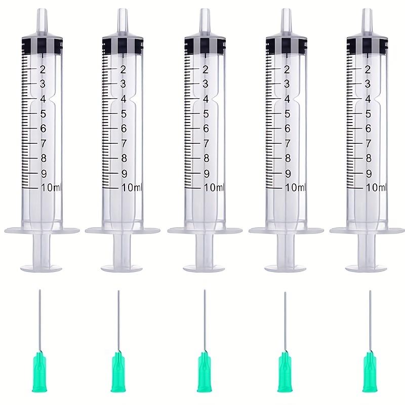 3 pcs 100ml Syringes with 14G 1.0'' Blunt Tip Needles and Storage