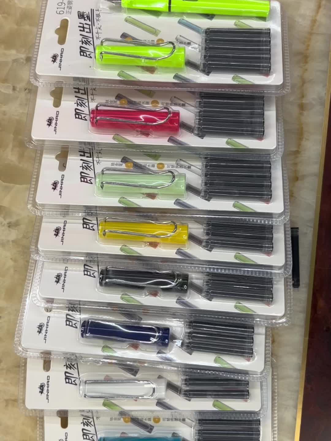 Fountain Pen Set School Student Pens Replacable Ink Set - Temu