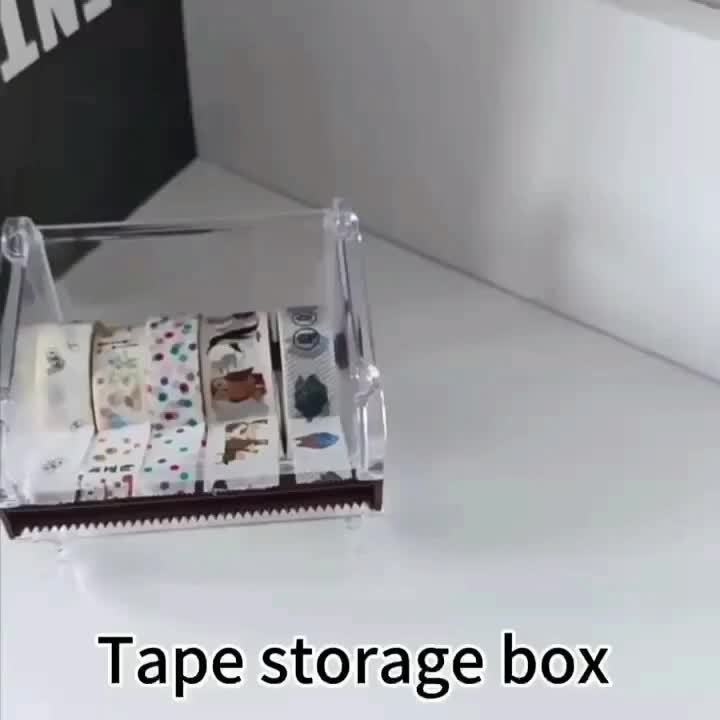 Stackable Transparent Tape Dispenser Tape Machine Table - Temu