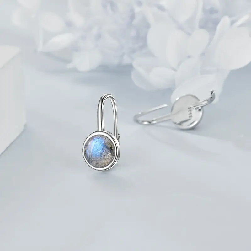925 sterling   labradorite earrings for women Product details 2