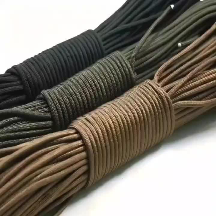 7 Stand Cores Tent Rope, 3/8/16/31 Meters
