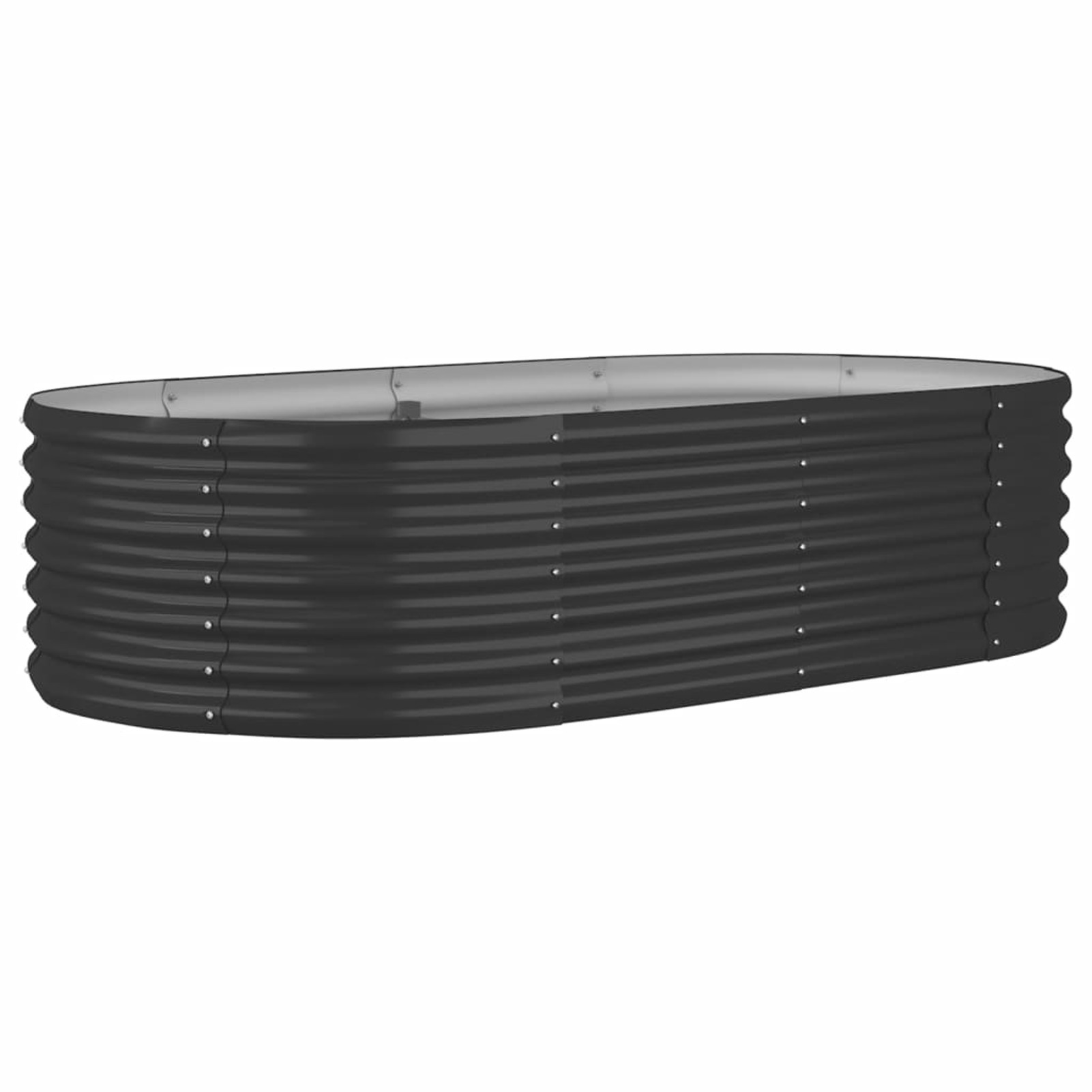 Garden Raised Bed Powder-coated Steel 152x80x36cm Planter Box Outdoor, Standing Growing Bed Raised Bed For Gardening, Vegetables, Flower, Backyard