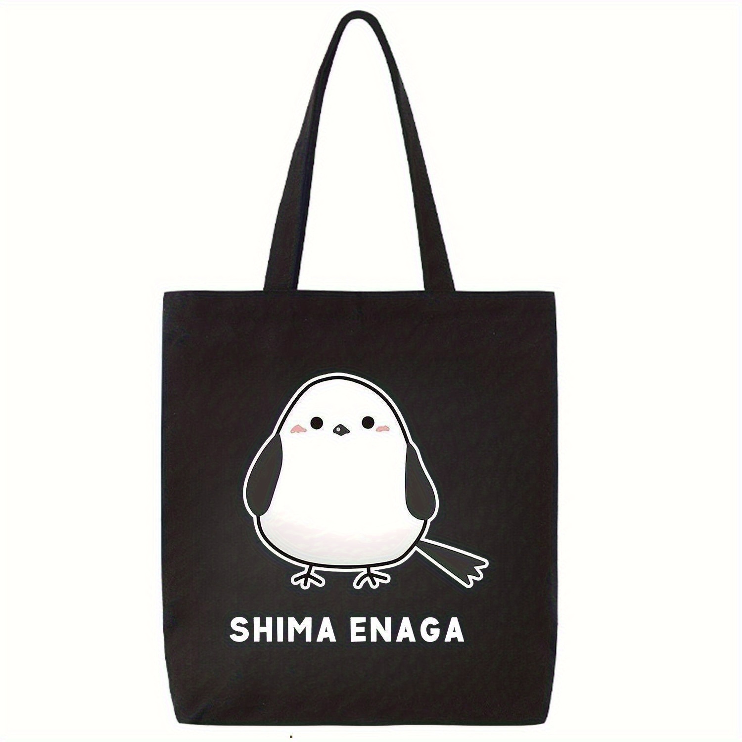 TEMU 【商品名】チビ鳥＆シマエナガ柄のレディースフード付きセーター - ソフトな長袖カジュアルプルオーバー、ポケット、洗濯機洗い可、可愛いアニメ風デザイン、普段着やテーマイベントに、快適なブレンドフィット（留め具なし）