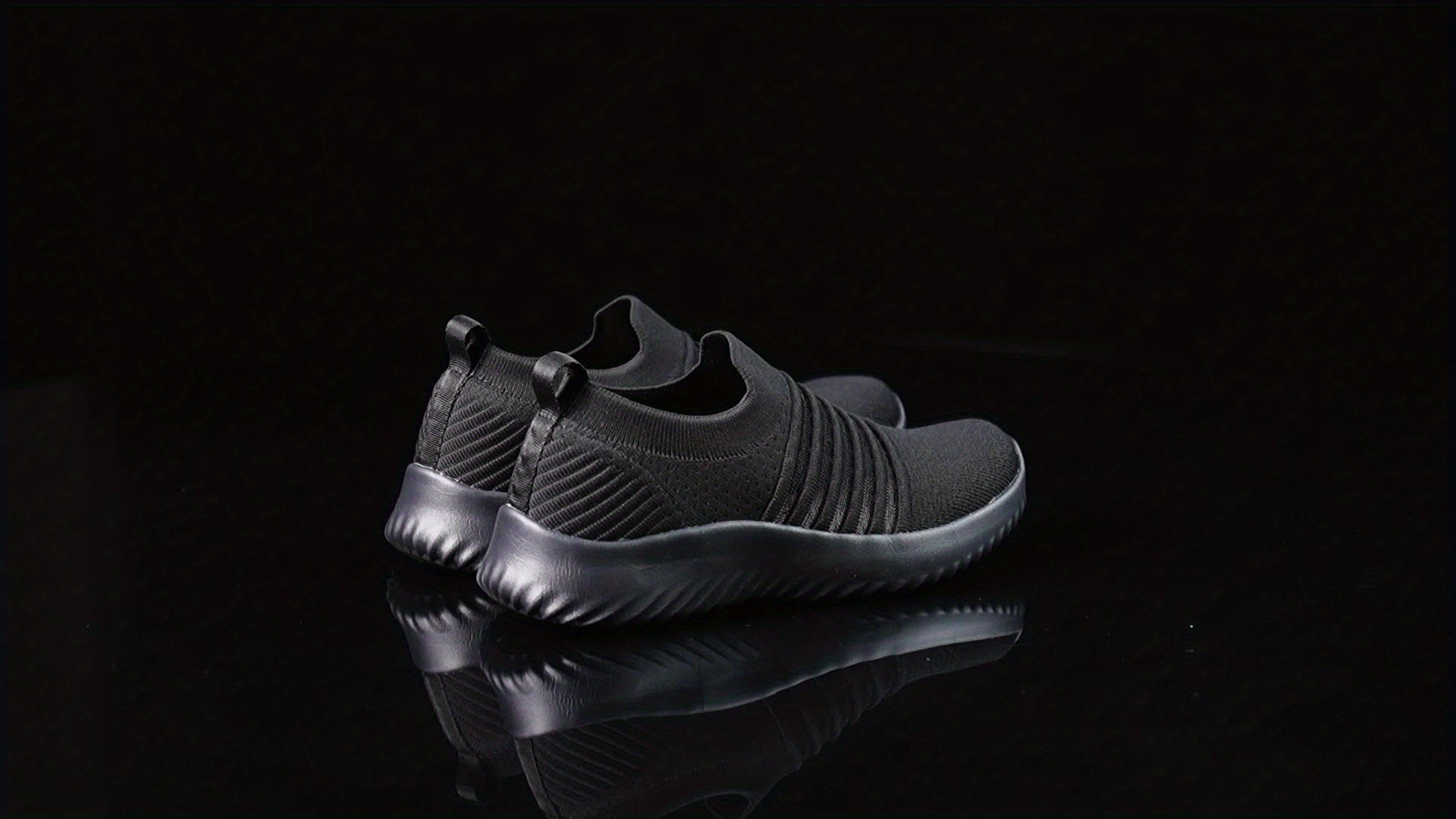 womens knitted sneakers breathable elastic slip walking Temu