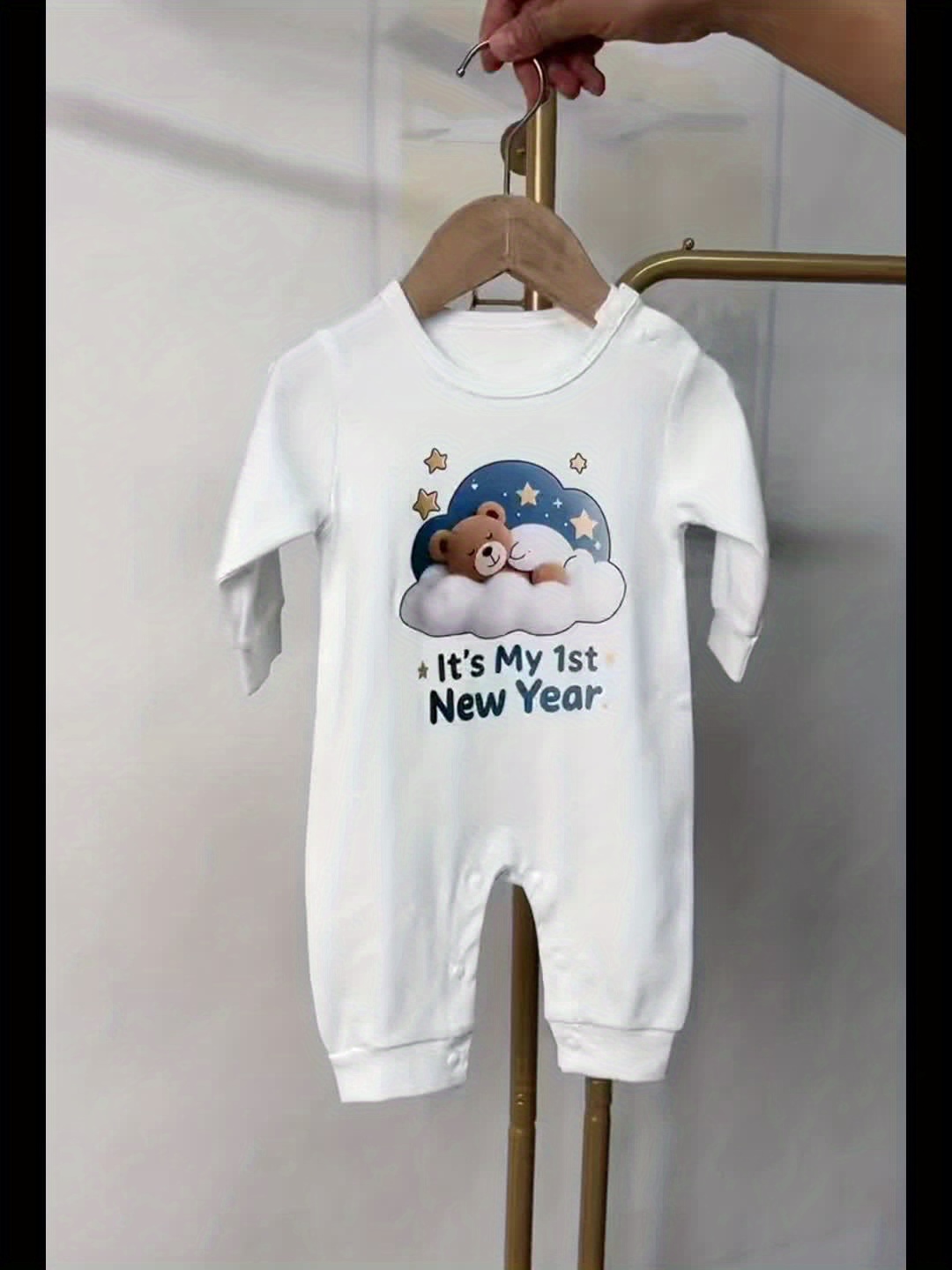 Babykleding met sterren- en berenprint