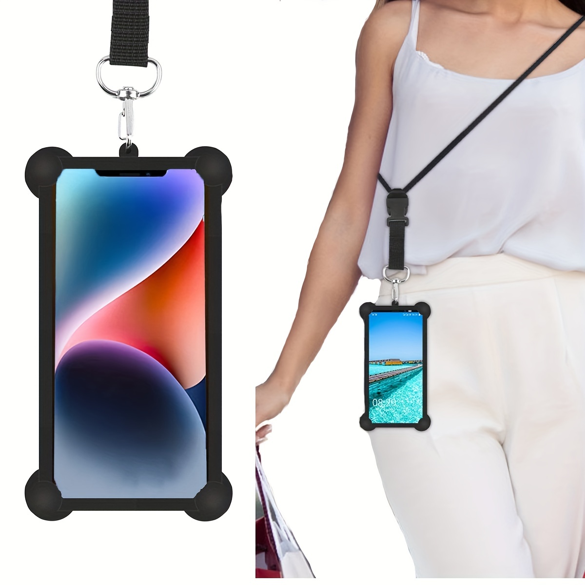  Doormoon Wonder - Cordón universal ajustable para teléfono  celular, correa para el cuello para teléfono inteligente, sistema de correas  de seguridad, paquete de 2, color negro y morado : Celulares y Accesorios