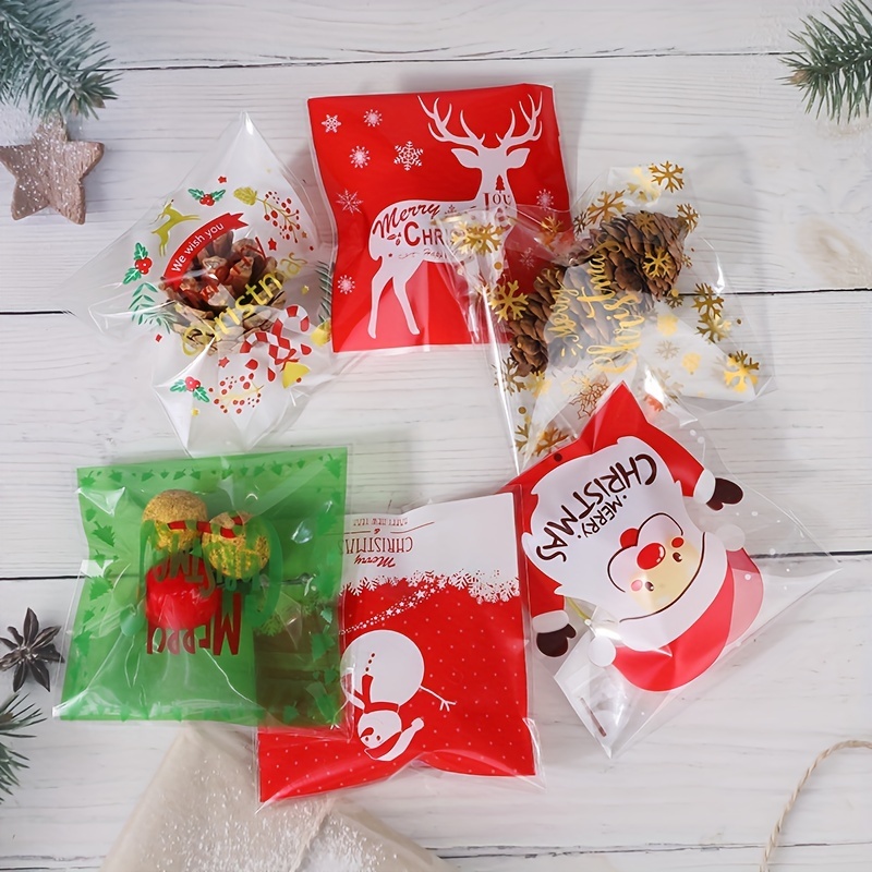 Christmas Square Self sealing Ziplock Bag Candy Handmade - Temu